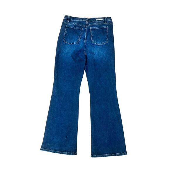 Soft Surroundings Ultimate Denim Flare Jeans Medium Wash Size 14 stretch - Picture 2 of 9